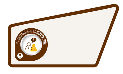 Abstract text box for your text and the words the best time to g