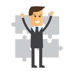 Cooperation. Business concept illustration vector