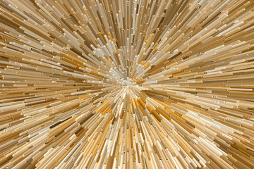 Extruded yellow texture.