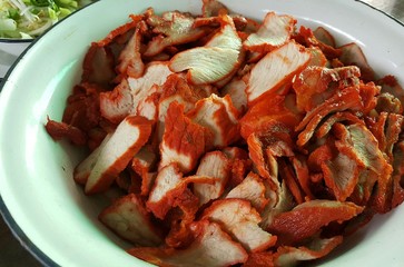 Red Roasted Pork, Red Grilled Pork 