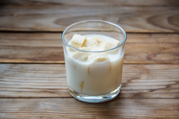 Tasty breakfast. Fruit dessert.