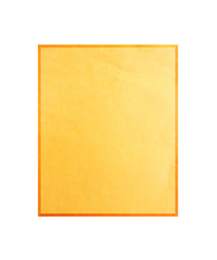 tag recycled paper on white background