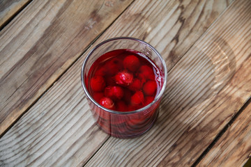 Tasty breakfast. Fruit dessert.