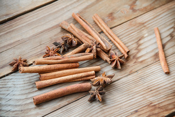 aromatic spice, Indian cinnamon and anise