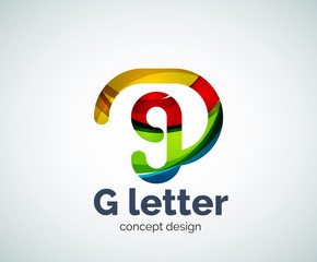 Obraz premium G letter logo icon