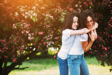 Obraz premium mother and daughter