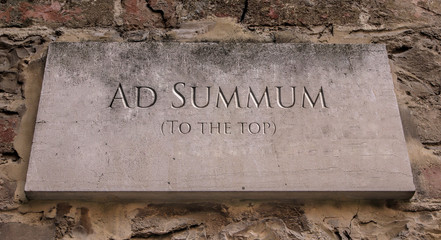 Ad Summum. A Latin phrase meaning To the top. University of Alaska Fairbanks motto.