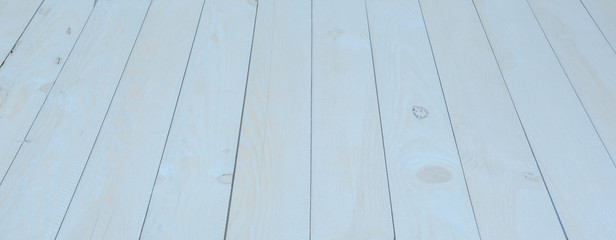 Tablas de madera de pino pintadas de color azul