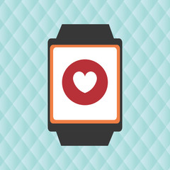 technology applications smartwatch vector illustration eps 10