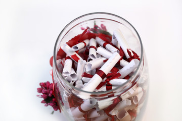 red ribbon