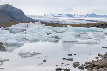 Obraz premium Fjallsarlon Glacier Lagoon