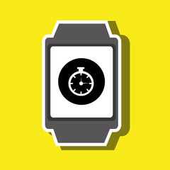 technology applications smartwatch vector illustration eps 10