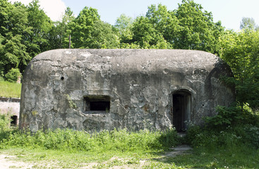 The pillbox in fort number three "King Friedrich Wilhelm 1"