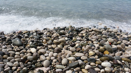 Original textured surface of natural stone