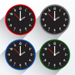 Clock Dial : Vector Illustration