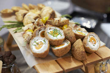 Close Up Of Food At Conference Lunch Buffet