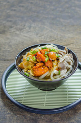 Korean hot spicy noodles