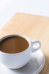 Cup of Coffee on Wooden