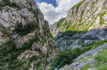 Tara canyon in Montenegro