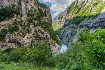 Fototapeta na wymiar Tara canyon in Montenegro