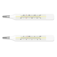 Thermometer vector icon