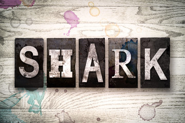 Shark Concept Metal Letterpress Type