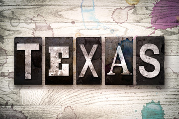 Texas Concept Metal Letterpress Type