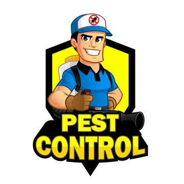 Worker With Equipment Pest Extermination