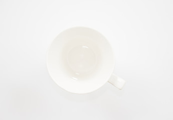 Blank white dish