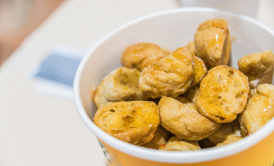 Fried fish ball ( Thai food )