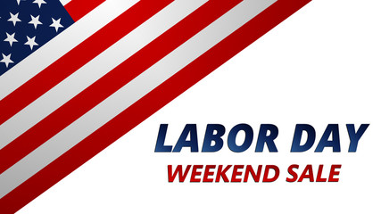 Labor Day Sale vector illustration