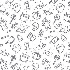 Halloween flat pattern