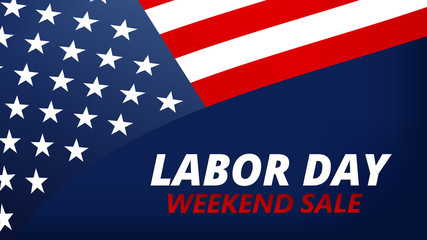 Labor Day Sale vector illustration