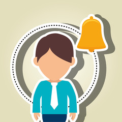 character secure protection vector illustration eps 10