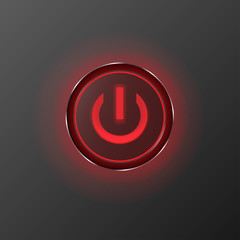 on/off switch icon background. vector