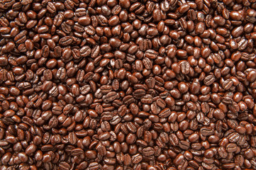 Coffee beans background.
