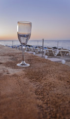 empty goblet near the sea,
Ibiza, Spain