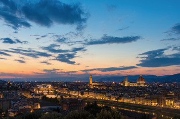 Fototapeta na wymiar Florence, Italy - The capital of Renaissance's art and Tuscany region.
