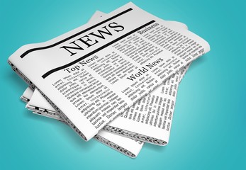 Naklejka premium Newspaper.