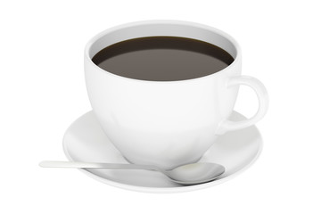 Cup of coffee, 3D rendering