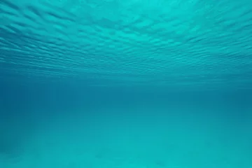 Ripples of calm water surface underwater, natural scene, Caribbean sea © dam