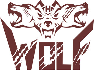 The Wolf Pack Head Retro