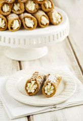 Sicilian cannoli