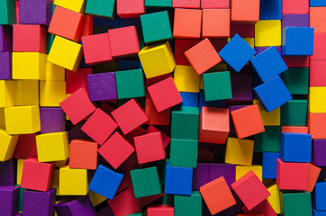 Fototapeta na wymiar Colorful blocks