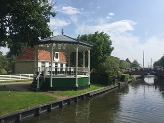 Fototapeta na wymiar Gazebo ad Enkhuizen, Olanda