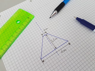 Zeichnung einer Konstruktion