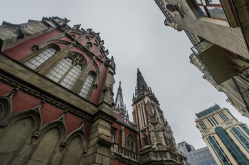 Gothic cathedral in Kiev