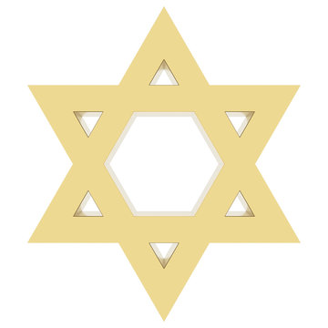 gold star of david symbol clip art preview