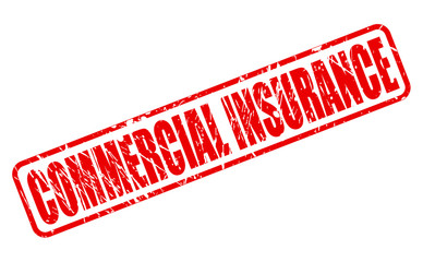 COMMERCIAL INSURANCE red stamp text