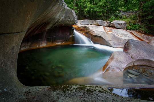 The Basin At Franconia Notch State Park